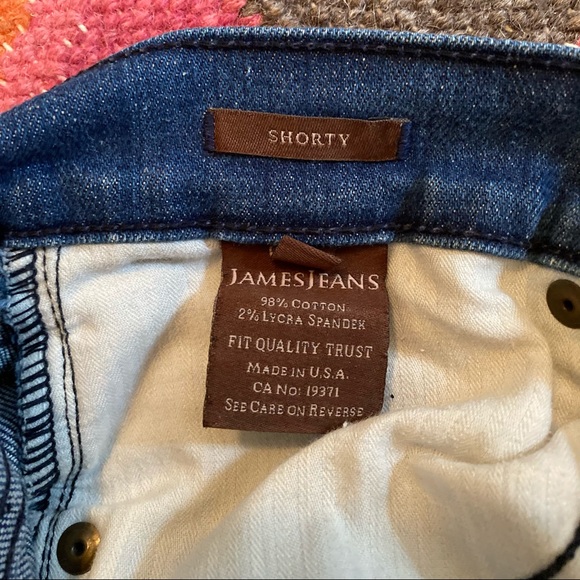 James Jeans Shorty Shorts Denim cutoff shorts 26 - Picture 3 of 4